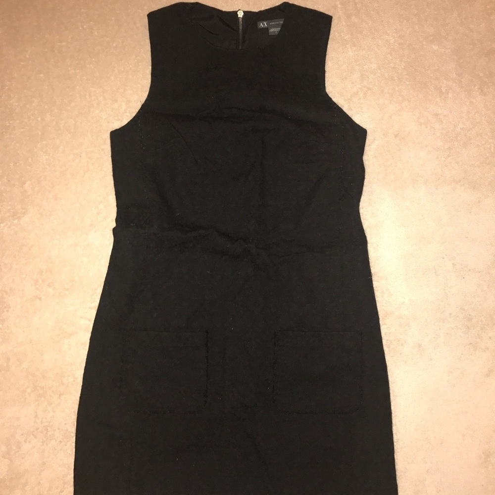 ⚫️ Armani Exchange⚫️ black Mini dress with pockets